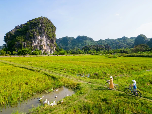 Balade à vélo à Tam Coc