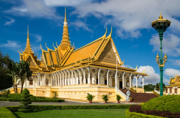 Visite du palais royal de Phnom Penh
