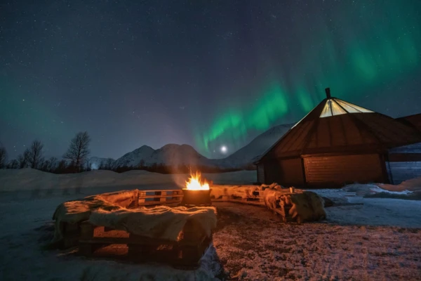 Excursion au camp des aurores boréales