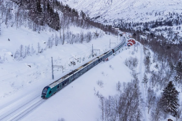 Trajet en train de Bergen à Oslo
