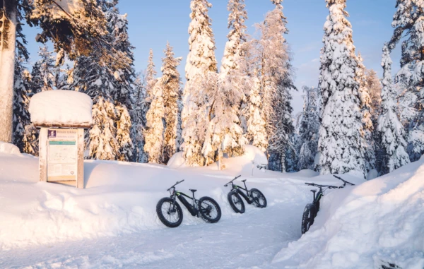 Expérience de vélo électrique hivernal