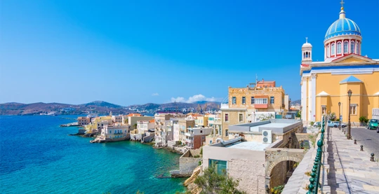 Visit Ermoúpolis, the superb capital of the Cyclades