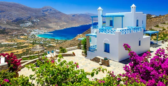 Amorgos: popoludniowy spacer po wiosce wliczony w program