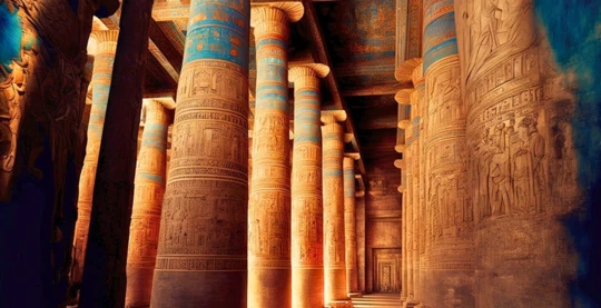 Visite du temple d'Esna