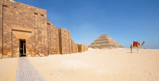 Besuch des Plateaus von Saqqarah
