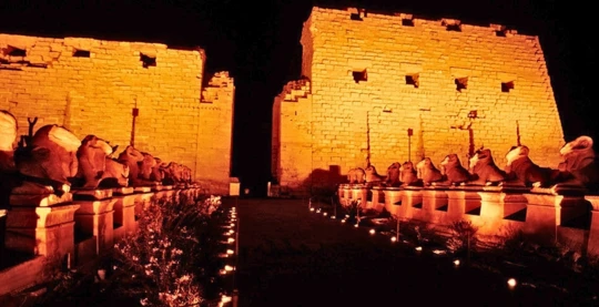 Spectacle Son / Lumière à Karnak