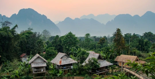 Visite d'un petit village