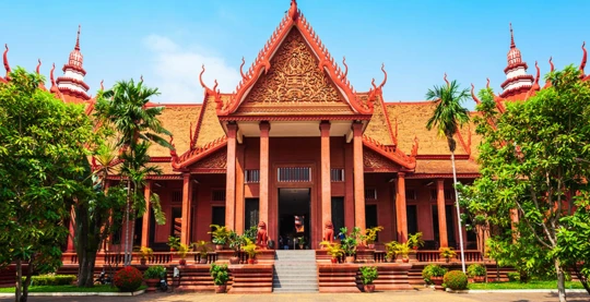Visite du Musée National de Phnom penh