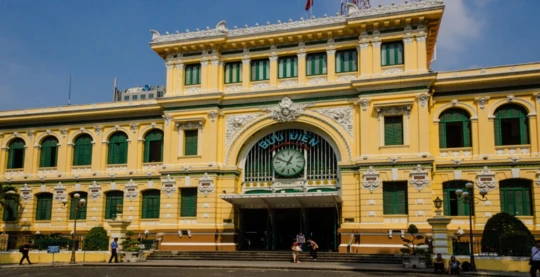 Besuch im Hauptpostamt