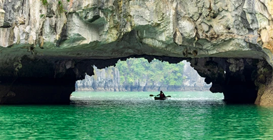 Visite de la grotte de Luon