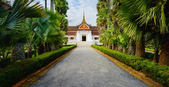 Visite du musée national de Luang Prabang