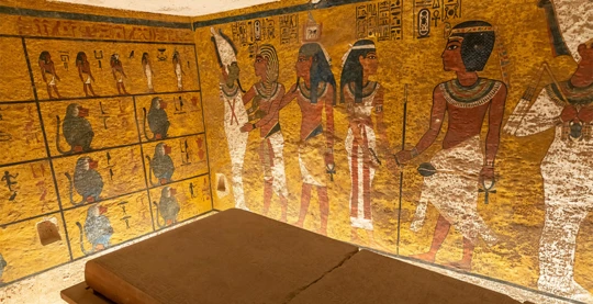 Visite de la tombe de Toutankhamon