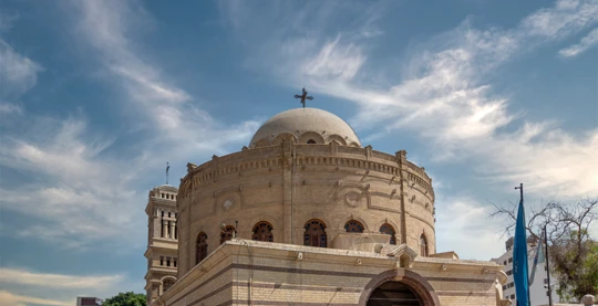 Visite du quartier copte et de l'église Saint-Serge