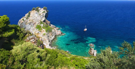 Visite de la baie d'Agios Ioannis