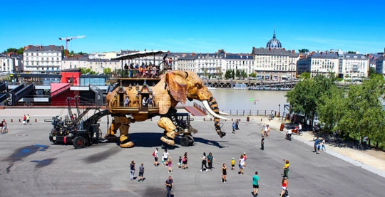 Nantes : les machines de l'ile, cours secrètes et passages couverts