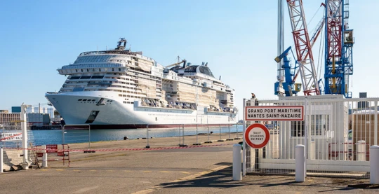 Visite guidée du chantier naval de Saint-Nazaire