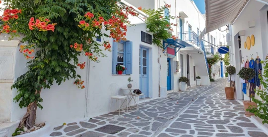 Visite du village Parikia