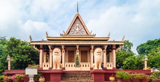 Besuch der Pagode Wat Phnom