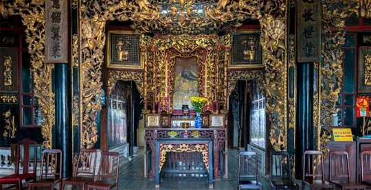 Visita de la casa de Huynh Thuy Le