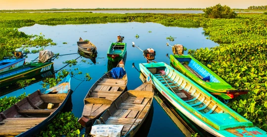 Visite du village d'Opopel