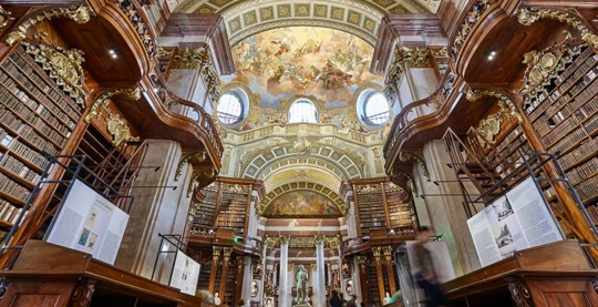 Visite guidée à l’église des Capucins et la bibliothèque nationale de Vienne