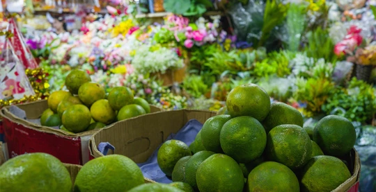 Visite du marché local