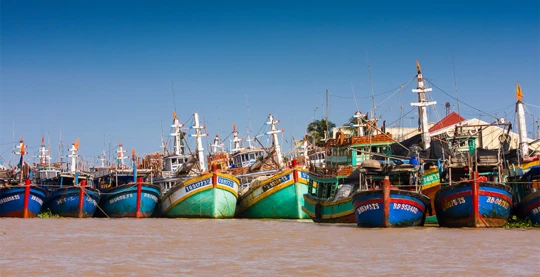 Visite du marché flottant de Long Xuyen