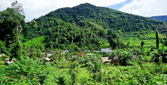 Besuch des Khmu-Dorfes