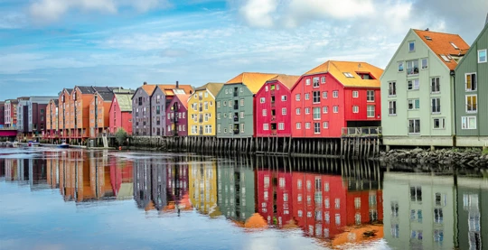 Kajakfahren auf dem Fluss Nidelven