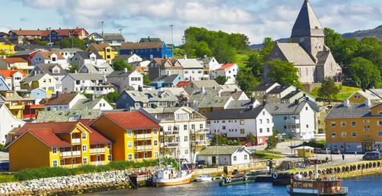 Spaziergang durch die Stadt Kristiansund