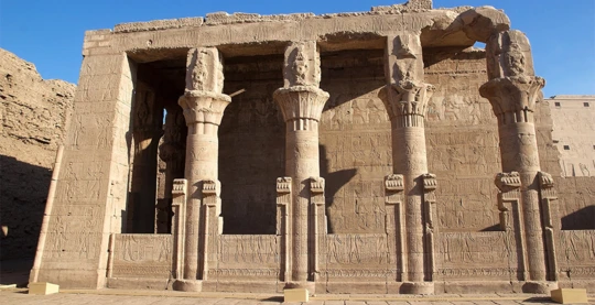 Visite du temple d'Edfou