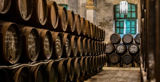 Degustazione nel porto di Santa Maria (cantina Osborne)