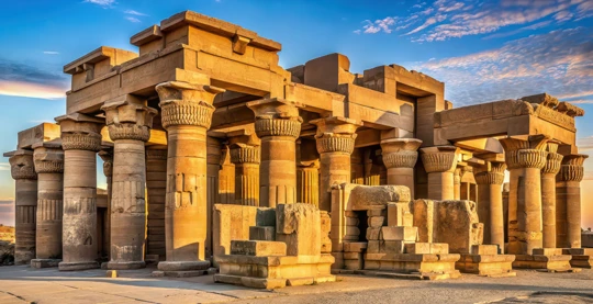 Cocodrilo de Sobek y halcón de Haroäris