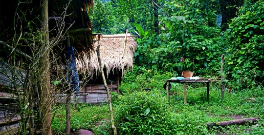 Visite d’un village habité par l’ethnie Khmu