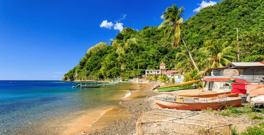 Soufrière, between land and sea