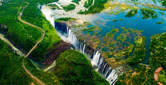 Vuelo en helicóptero sobre las cataratas Victoria