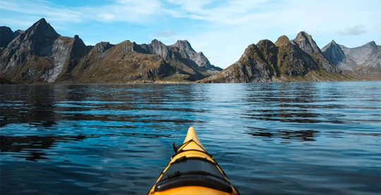Kajakfahren in Alesund