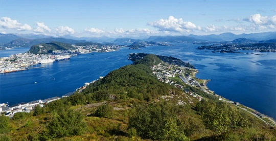 Wandern am Sukkertoppen, Ålesund