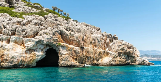 Visite de la grotte des pirates