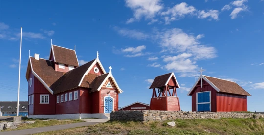 Gesang in der Kirche von Qeqertarsuaq
