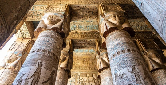 Visita al templo de Dendarah