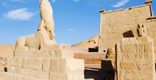 Discovery of the temples of Dakka, Wadi el Seboua, and Meharraqa