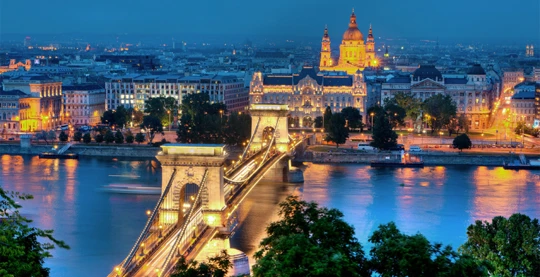 Excursion nocturne à Budapest