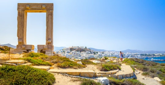 Visite du site archéologique de la Portara