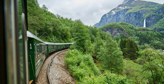 La possibilité d’emprunter le célèbre Flam Railway