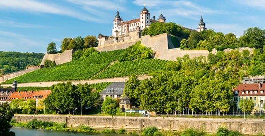 Würzburg : résidence de Würzburg et promenade dans la ville