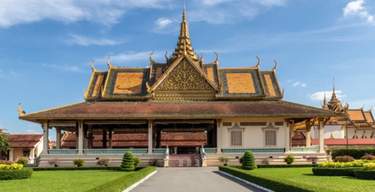 Besuch des Königspalastes von Phnom Penh