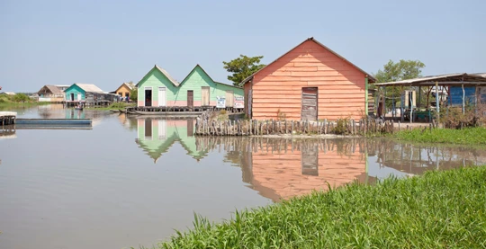 Village flottant de Nueva Venecia