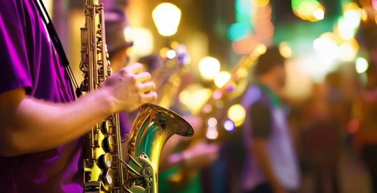 Performance de jazz exclusive dans la rue