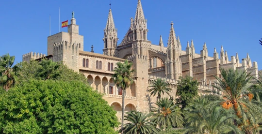 Palma de Mallorca's famous cathedral